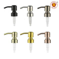 Factory Direct Digital Printing Stainless Steel Liquid Dispenser 28/41 Metal Long Soap Lotion Pump Bottle Stoppers for Shampoo