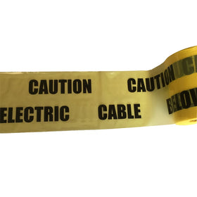 Weather-Resistant PE Underground Marker Barricade Tape Non-Adhesive Caution Warning Tape