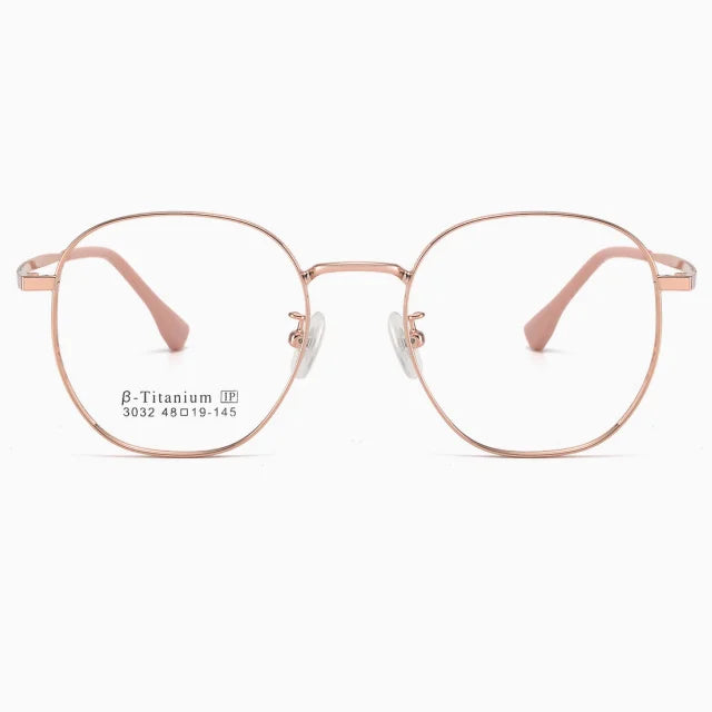 China Factory's Vintage B-Titanium Optical Eyeglasses Frames Non-Magnetic Alloy Spectacle Eye Glasses for Men and Women