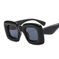 629 Y2K Sunglasses Fashion Glasses Unique Luxury Zebra Candy Hip Hop Inflatable Woman Eyewear Retro Glasses