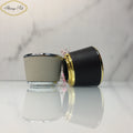 Custom 15mm Perfume Caps White Leather Perfume Bottle Cap Perfume Caps Lids