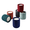 Hot Coral Scented Candle Vessel Cup Cement Candle Jar Blue Concrete Candle Jar