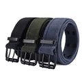 Wholesale Custom Alloy Fashion Double Needle Buckle Outdoor Tactical Hunting Hiking Casual Sports Belt Canvas Nylon Men's