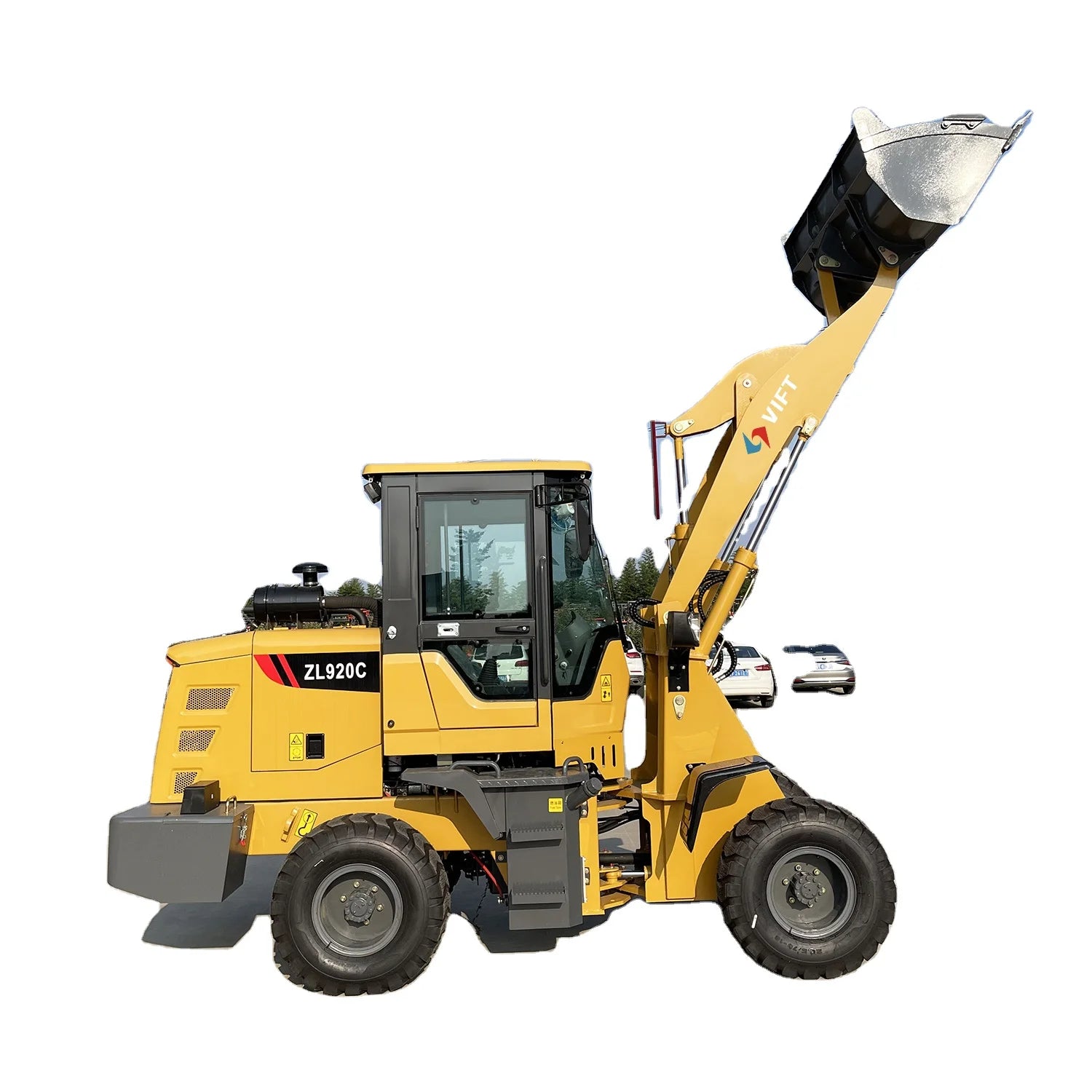 New 2 Ton 3ton 5ton Wheel Loader CLG856H with Low Fuel Consumption