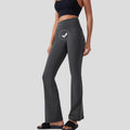 High-Waisted Stretch Fitness Yoga Pants with Elastic Waist Hip Lift and Wide Leg Design Awkwardness Line Free wholesale gym wear