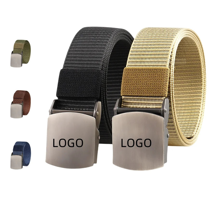 Factory Price Wholesale Custom Tactical Heavy Duty Buckle Nylon Fabric Belt for Men Outdoors
