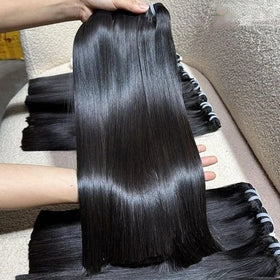 Raw Indian Hair Vendors Unprocessed Virgin Human Hair Bundles Raw Brazilian Cuticle Aligned Straight Hair Bundles