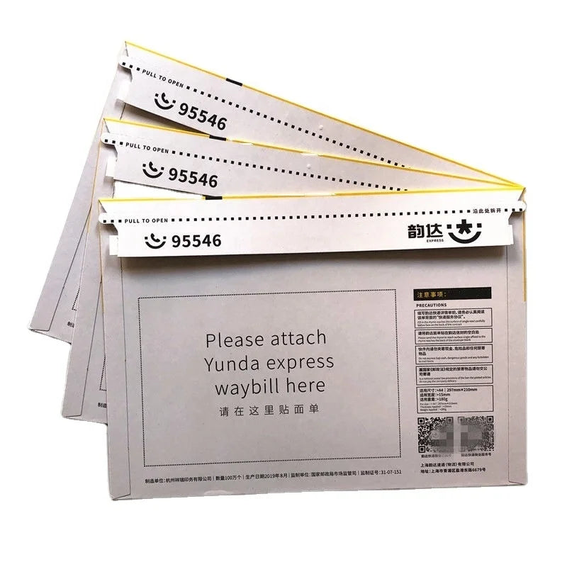 Factory Direct Sells White Kraft Paper Envelope Mailer Express Packaging for A4 Size 23.5*32.8CM