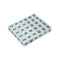 Wholesale Custom 16mm White Multiple Dice Black Number 2 4 8 16 32 64 D6 square Straight Corner for Funny Puzzle Board Game