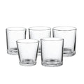 Clear Middle-Size Cylinder Glass Candle Holder Jar with Spray Printing for Tea Light Cups Thanksgiving Table Wedding Home Decor