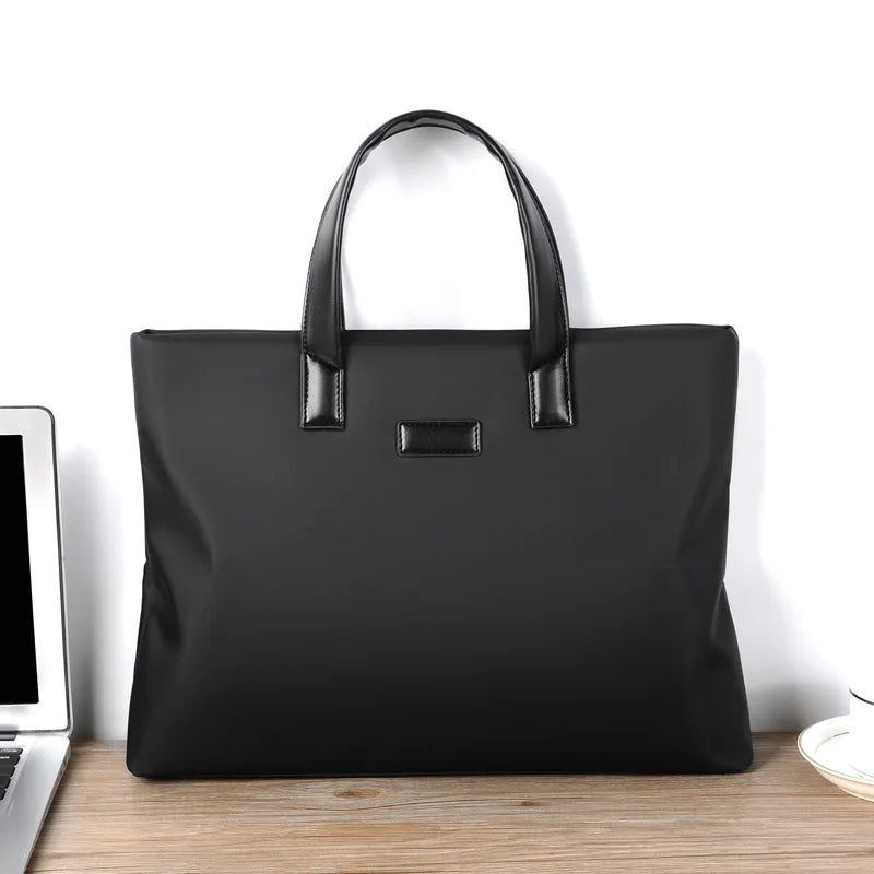 Wholesale Large Capacity Nylon Tote Bag Multi-Layer Waterproof Anti-Theft Zipper for Men Women-Perfect Business Laptop Bag