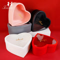 Love Flower Packaging Gift Box PVC Transparent Open Window Heart-shaped Fruit Flower Box