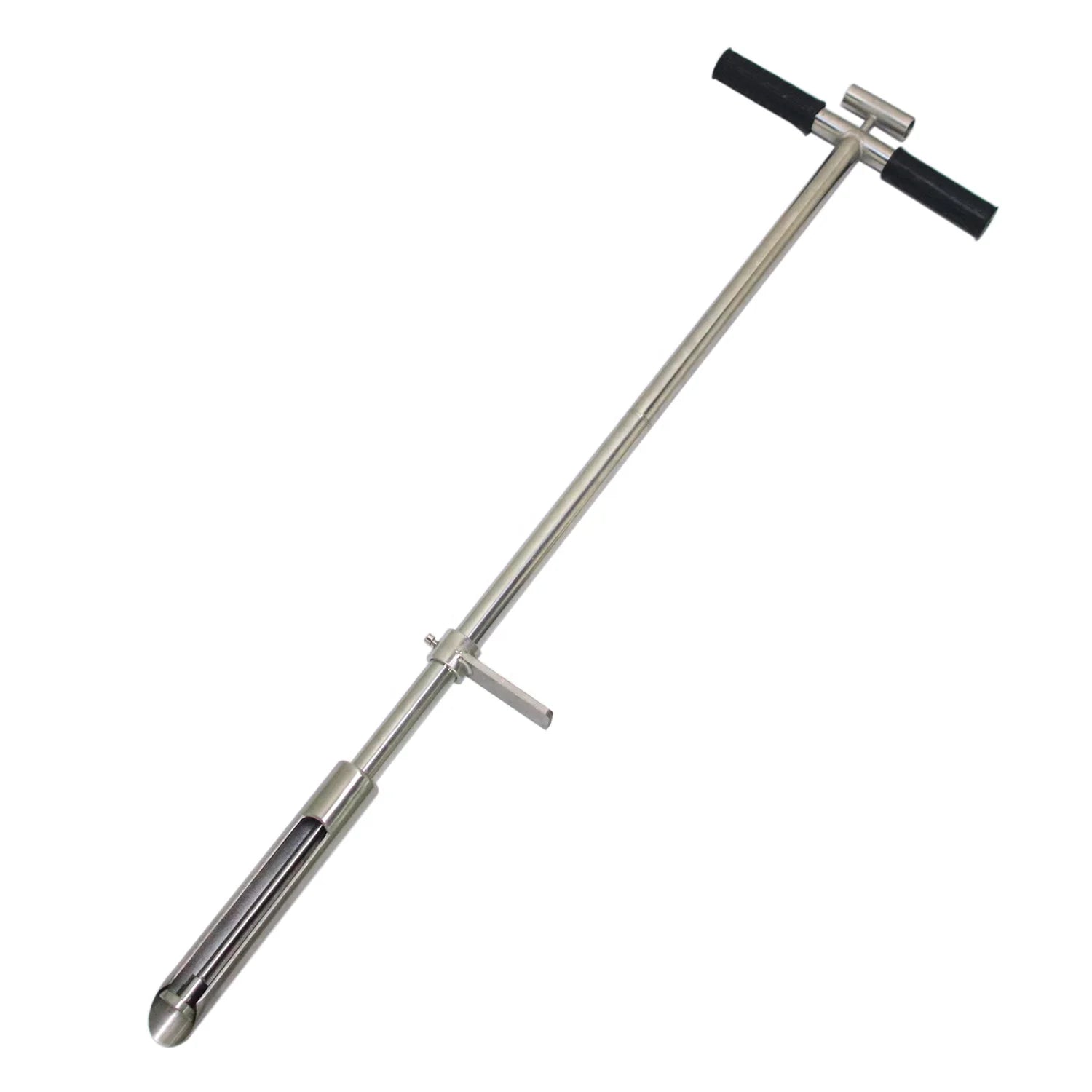 Deluxe Stainless Steel Soil Sample Probe Foot Pedal Soil Test Kits for Plant Care Garden Lawn Farming