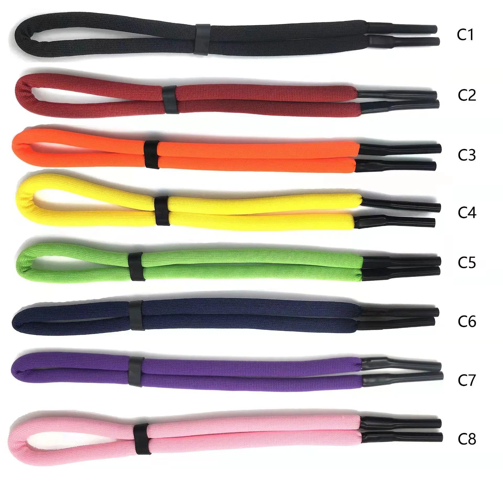 2022 Sports Sunglasses Leather Neck Cord Rope String Hold Eyewear Optical Frames Glasses Neoprene Chain Strap Thread Line