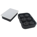 BPA Free Durable 6 Cavity Ice Mold Silicone Ice Cube Tray Set for Kitchen and Home Use