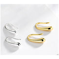 Christmas Fashion 925 Sterling Silver Waterdrop Horse Shoe U Dangle  Tiny Stud Earring Jewelry Studs for Women