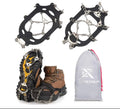 Anti Slip Hiking Climbing Snow Spikes Crampons Cleats Chain Claws Grips Shoes