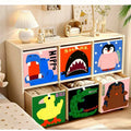 Customize Foldable Storage Box With Lid Storage Box Lid Novel Design Factory Price Cute Pattern Toys Organizer