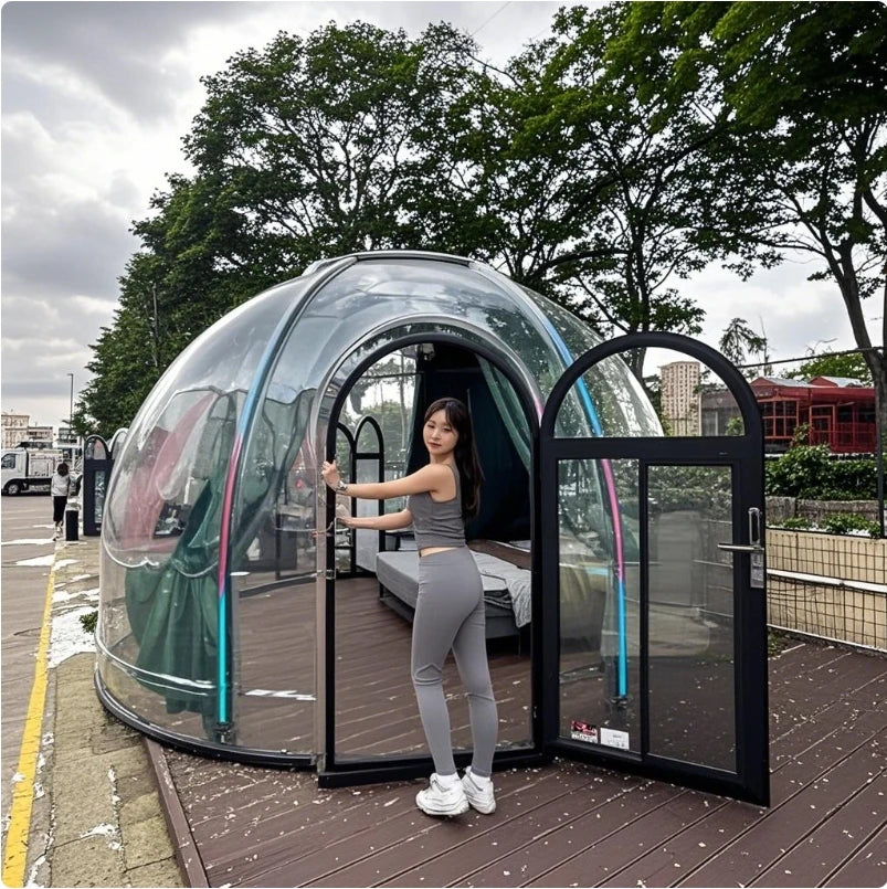 High Quality Transparent Bubble House Full Aluminium PC Exhibition Tent for Outdoor Camping for Trade Shows