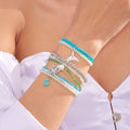 3pcs/set Bohemian Holiday Bracelet Set for Women's Summer Beach  Sea Star Shell Rice Bead Bracelet