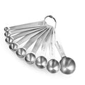 Food Grade Stainless Steel 9-Piece Eco-Friendly Professional Mini Measuring Spoons for Coffee and Tea