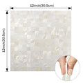 Colorful  Pearl Shell Wall Tiles Home Decorative Waterproof Stick and Go Wall Tile Backsplash Peel and Stick Mosaics