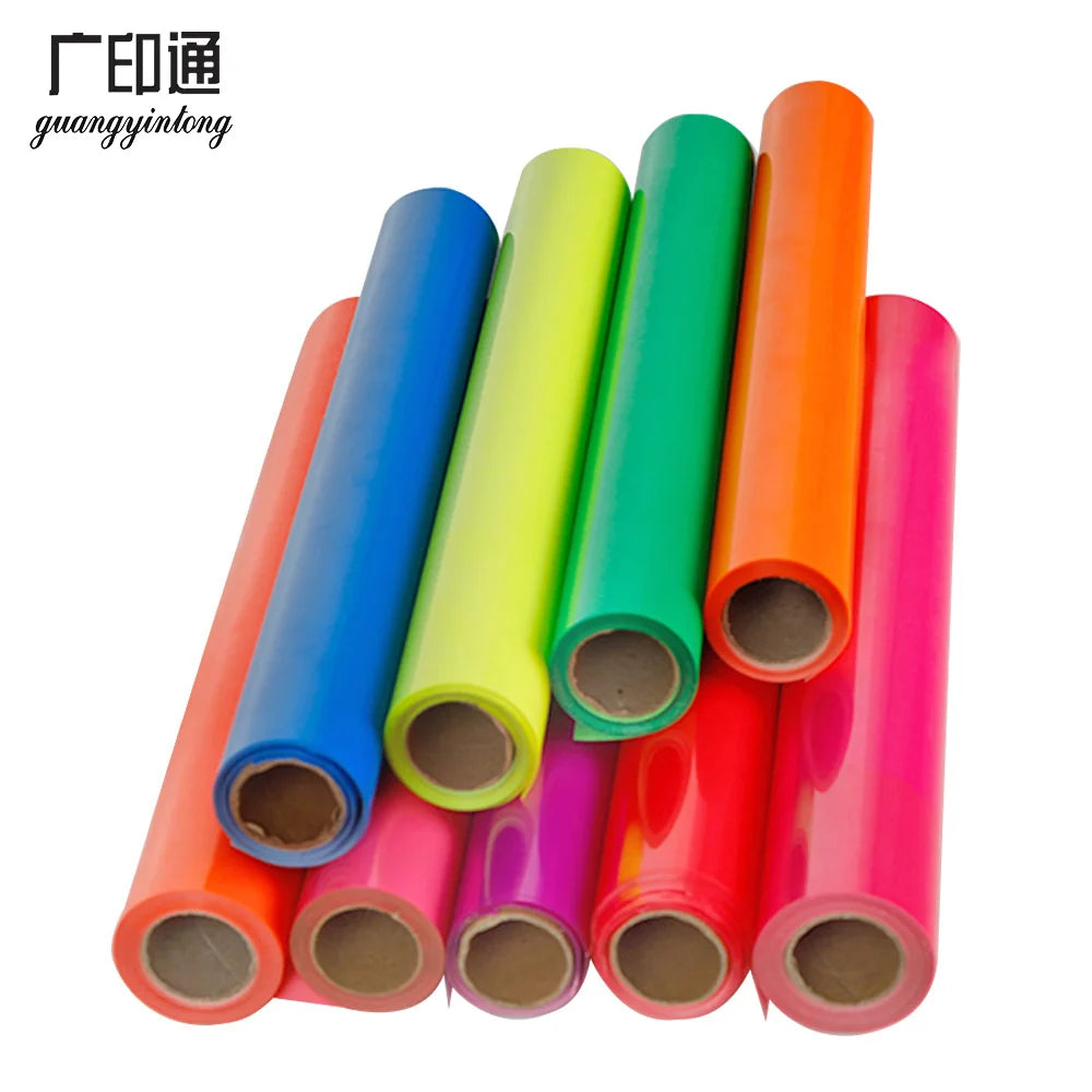 Guangyintong Pu Fluorescence Heat Transfer Vinyl Custom Cheap Vinyl for Shirts