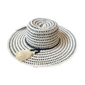 Retro Sombrero Straw Hats Sunscreen Paper Straw Summer Wide Brim Large Brim Panama Hat Raffia Material Retro Sombrero Straw Hats