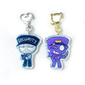Acrylic Keychain Custom Charm Acrylic Keychain with Glitter Hologram on Both Sides Customize Your Design