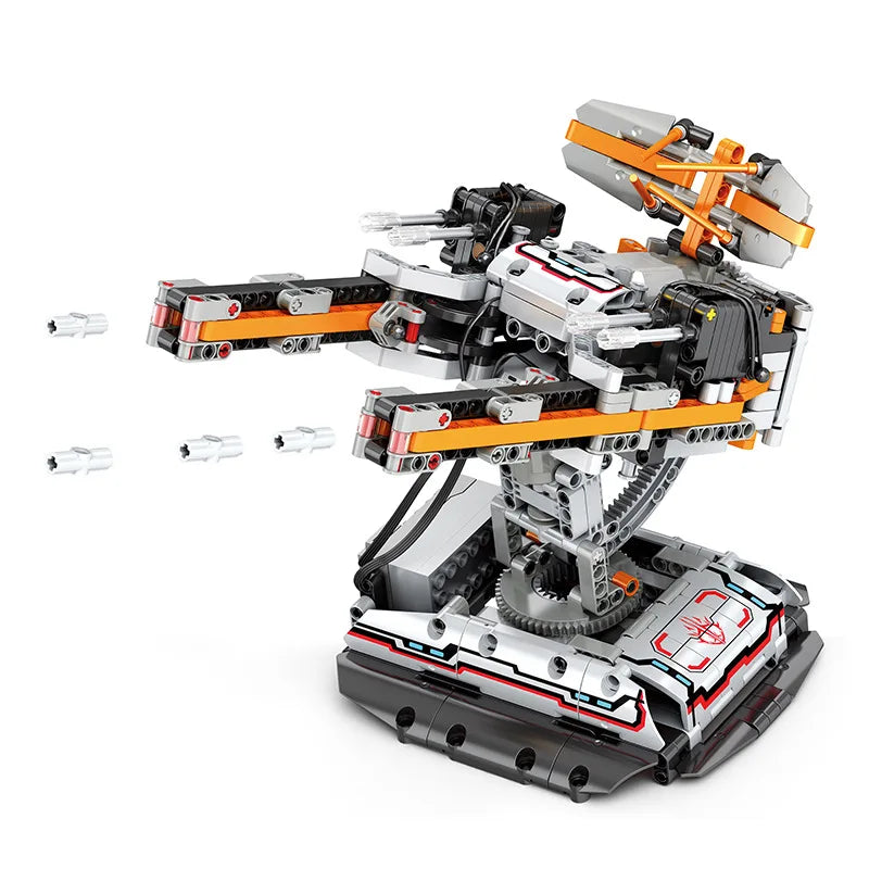 Reobrix99002 Space Series Building Block Model Unisex Cross-Border Remote Control Anti-Aircraft Gun Educational Assembly Plastic