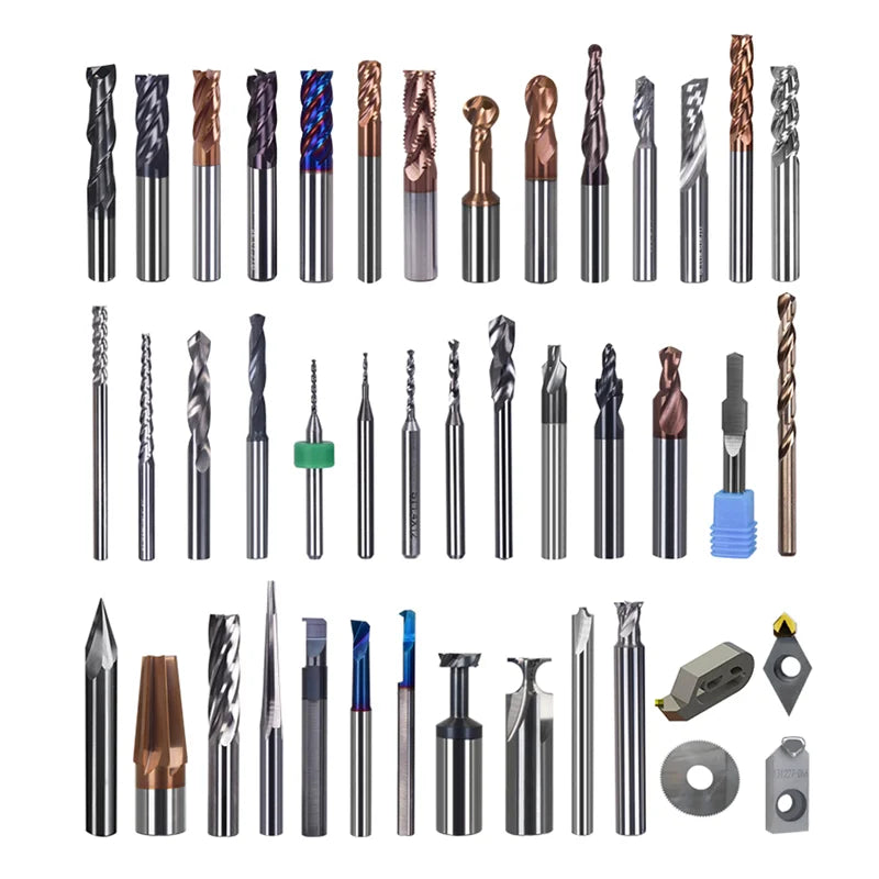 JR HRC45/55/65 Tungsten Milling Cutter Customized CNC 1F/2F/3F/4F Non-standard Solid Carbide End Mill