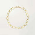 LOZRUNVE Custom Wholesale Hot Selling Fashion Trending Oval Link Chain Bracelet 925 Sterling Silver