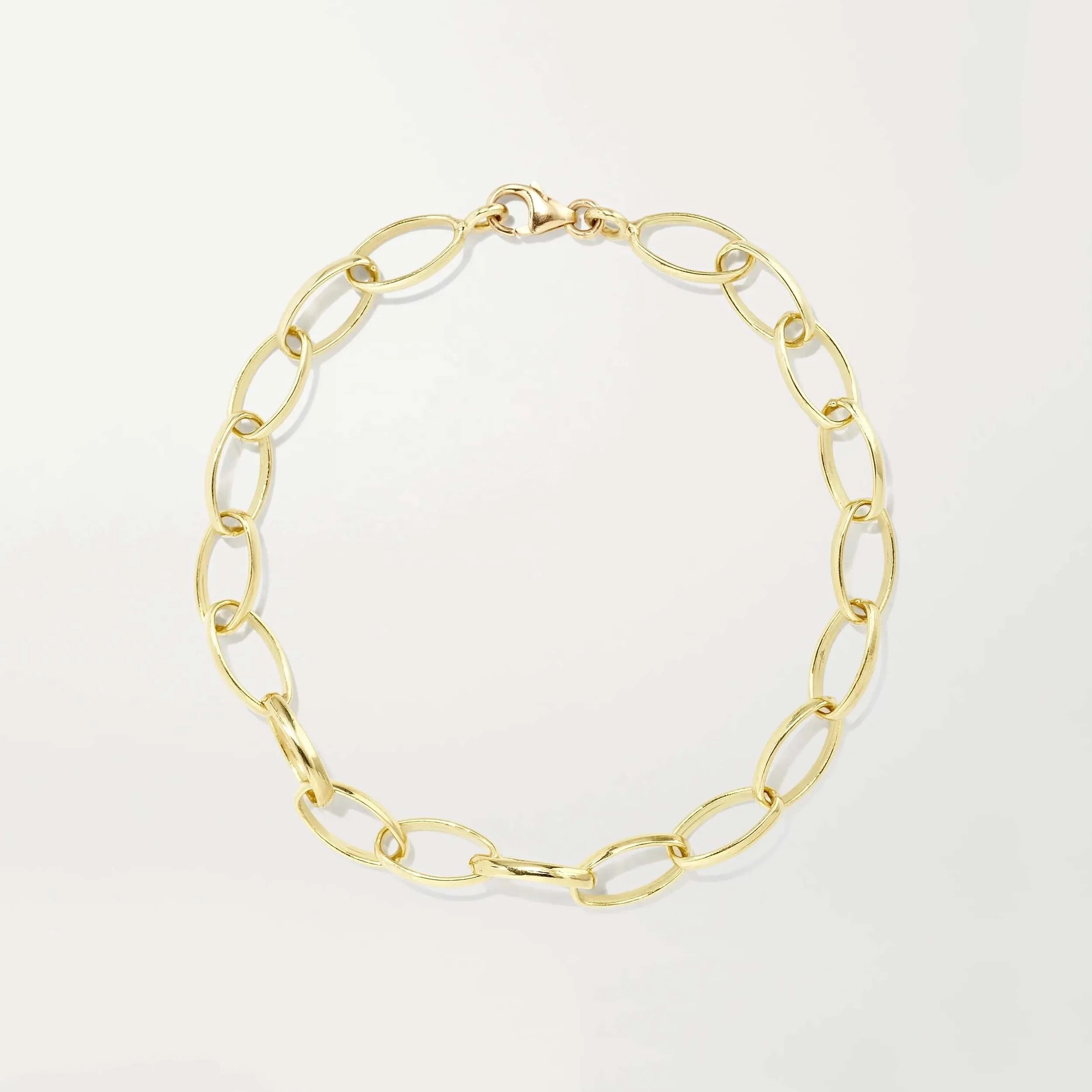 LOZRUNVE Custom Wholesale Hot Selling Fashion Trending Oval Link Chain Bracelet 925 Sterling Silver