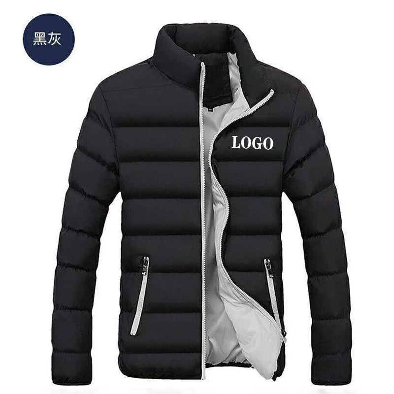 Men's Cotton Suit Thick Loose Leisure Cotton Coat Coat Winter Everything Matching Handsome Warm Cotton Suit