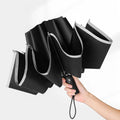 Wholesale New Portable Automatic Reverse Umbrella 3 Fold Inverted Polyester Umbrellas