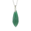HZ Christmas Ornaments Green Aventurine Crystal Pendants Healing Crystal Pendant for Girlfriend Crystals