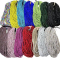 Horae S589 New Hotselling Diamond String 6mm Round Crystal Rope Rhinestone Hoodie Strings with 12 Facets for Bags & Shoes