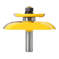 12mm 1/2" Shank Double Blades Raised Panel Router Bits Woodworking Milling Cutter for Doorframe Window Production
