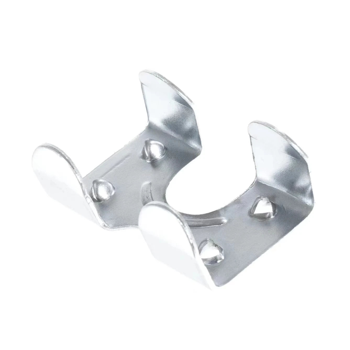 Heavy Duty Zinc Plated Double Rope Clamps Metal Clips for Rope Cord String Bag Accessories
