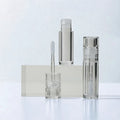 Wholesale Haputa LG5071 Custom Logo 3.5ml Empty Transparent Plastic Lip Gloss Tubes Screw Cap Cosmetic Use Lipstick Blush Face