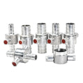 XHYXFire John Morris Brass & Aluminum Polished Fire Hose Coupling 16 Bar Pressure Rating Model YX-P-786