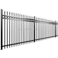 Powder Coated Galvanized Electric Steel H Beam Fence Posts Heat Treated Wood Master Poles HUAWO HW-1 4ft High 3D Modeling