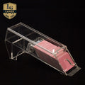 Baccarat High Heel Poker Dealing Shoe Thick Acrylic Card Shoe with Metal Roller