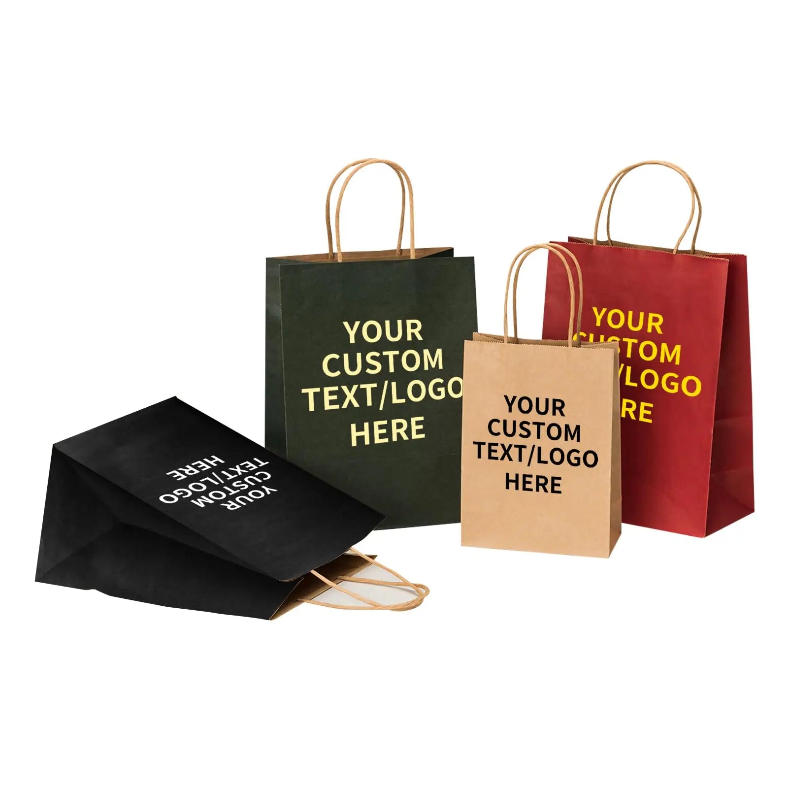 Eco-Friendly Small Custom Logo Printer for Craft Paper Food and Gift Bags for Christmas and Valentine's Day