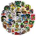 50Pcs Rat Fink Cartoon Horror Street Fashion Graffiti Waterproof Stickers for Skateboard Motorcycle Car Custom Label