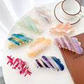 DOWELL Wholesale Gradient Color Hair Accessories Women extra Large 13cm Acetate Hair Claw Clips
