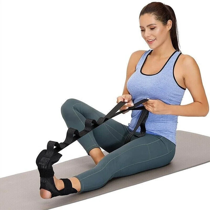 Yoga Rehabilitation Belt Stretching Strap with LoopDance Gymnastics Stretching BandLigament Exercise Training Belt