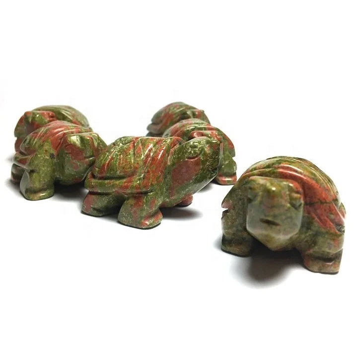 1.5 Inch Polished Crystal Animal Ornament Natural Crystal Tortoise