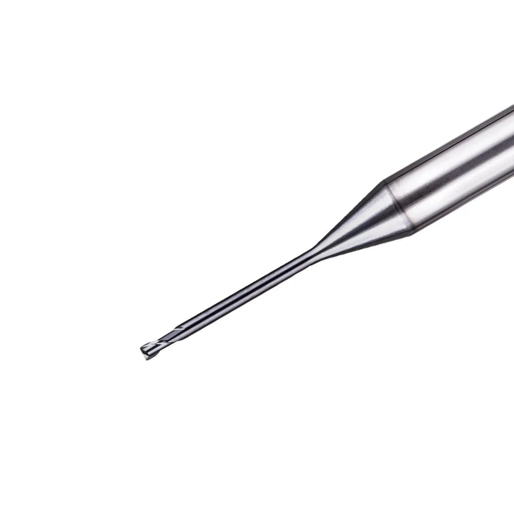 UM-BN2 2 Flutes Ball Nose AlCrSiN/Altin Carbide End Mill Cutter Small Diameter Deep Machining for Hardened Steel