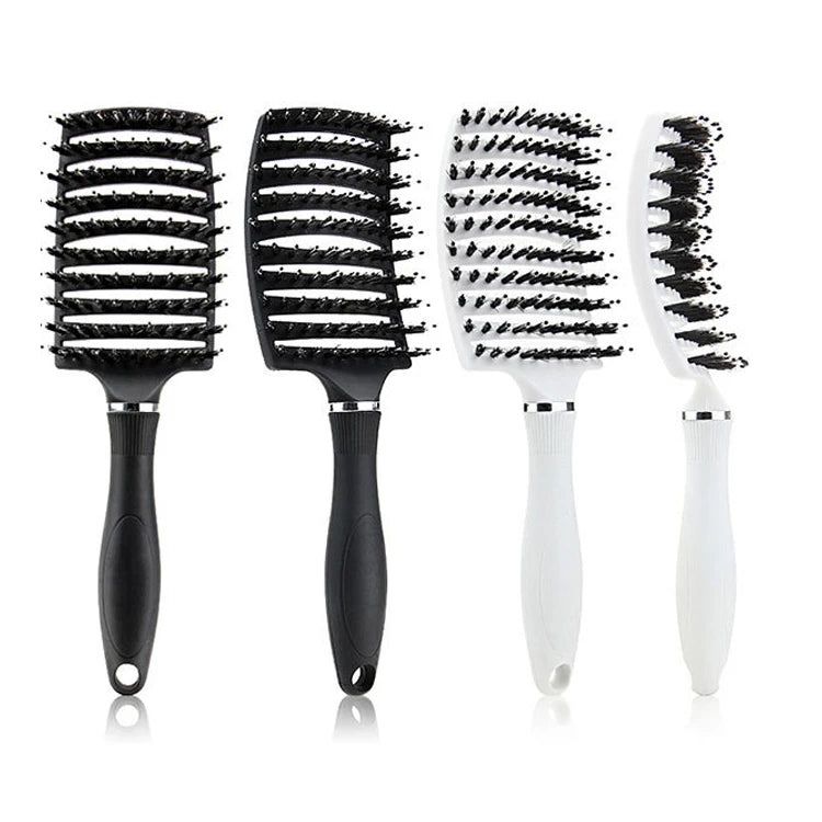 Small Animals Large Natural Soft Boar Bristle Brus Custom Hair Brush With Hairbrush for Short Hair Brush